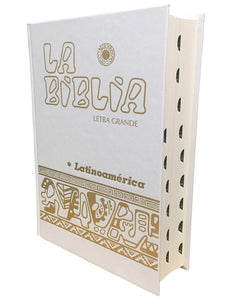la Biblia Latinoamericana con Uneros/Indice Letra Grande Tapa Blanca Biblia Latina en Espanol [Hardcover] Hernan Rodas and Bernardo Hurault