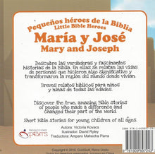 Pequeños héroes de la Biblia / Little Bible Heroes Maria y José / Mary and Joseph [Paperback] Victoria Kovacs